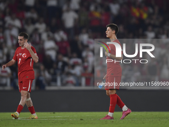 Arda Guler of Turkey   during the UEFA Nations League 2024/25 League B Group B4 match between Turkiye and Iceland at Gürsel Aksel Stadium on...