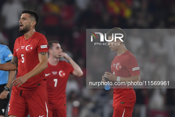 Arda Guler of Turkey   during the UEFA Nations League 2024/25 League B Group B4 match between Turkiye and Iceland at Gürsel Aksel Stadium on...