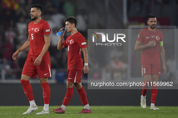 Arda Guler of Turkey   during the UEFA Nations League 2024/25 League B Group B4 match between Turkiye and Iceland at Gürsel Aksel Stadium on...