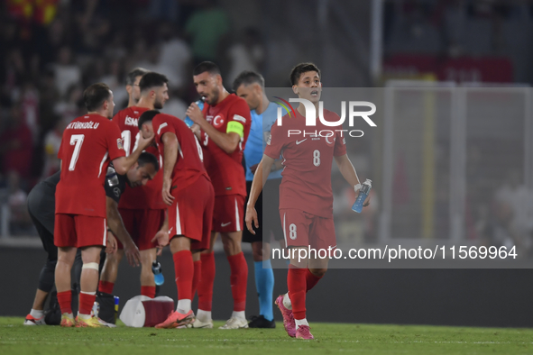 Arda Guler of Turkey   during the UEFA Nations League 2024/25 League B Group B4 match between Turkiye and Iceland at Gürsel Aksel Stadium on...