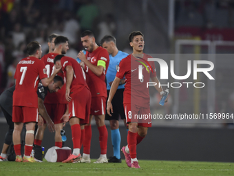 Arda Guler of Turkey   during the UEFA Nations League 2024/25 League B Group B4 match between Turkiye and Iceland at Gürsel Aksel Stadium on...