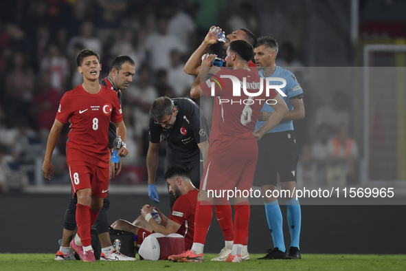 Arda Guler of Turkey   during the UEFA Nations League 2024/25 League B Group B4 match between Turkiye and Iceland at Gürsel Aksel Stadium on...