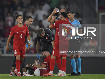 Arda Guler of Turkey   during the UEFA Nations League 2024/25 League B Group B4 match between Turkiye and Iceland at Gürsel Aksel Stadium on...