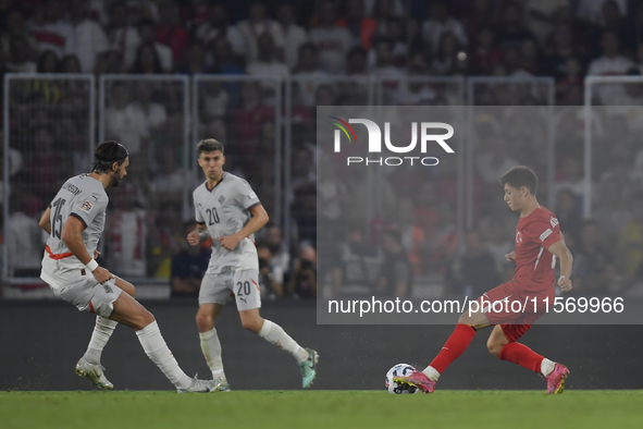 Arda Guler of Turkey   during the UEFA Nations League 2024/25 League B Group B4 match between Turkiye and Iceland at Gürsel Aksel Stadium on...