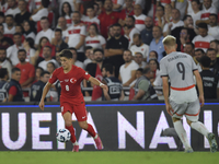 Arda Guler of Turkey   during the UEFA Nations League 2024/25 League B Group B4 match between Turkiye and Iceland at Gürsel Aksel Stadium on...