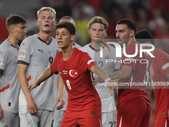 Arda Guler of Turkey   during the UEFA Nations League 2024/25 League B Group B4 match between Turkiye and Iceland at Gürsel Aksel Stadium on...