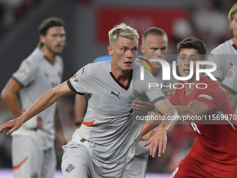 Arda Guler of Turkey   during the UEFA Nations League 2024/25 League B Group B4 match between Turkiye and Iceland at Gürsel Aksel Stadium on...