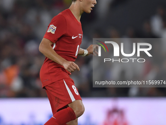 Arda Guler of Turkey   during the UEFA Nations League 2024/25 League B Group B4 match between Turkiye and Iceland at Gürsel Aksel Stadium on...