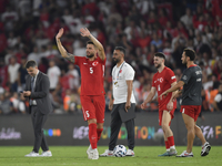 Okay Yokuslu of Turkey  during the UEFA Nations League 2024/25 League B Group B4 match between Turkiye and Iceland at Gürsel Aksel Stadium o...