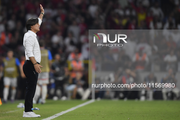 Vincenzo Montella Turkey's coach   during the UEFA Nations League 2024/25 League B Group B4 match between Turkiye and Iceland at Gürsel Akse...