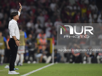 Vincenzo Montella Turkey's coach   during the UEFA Nations League 2024/25 League B Group B4 match between Turkiye and Iceland at Gürsel Akse...