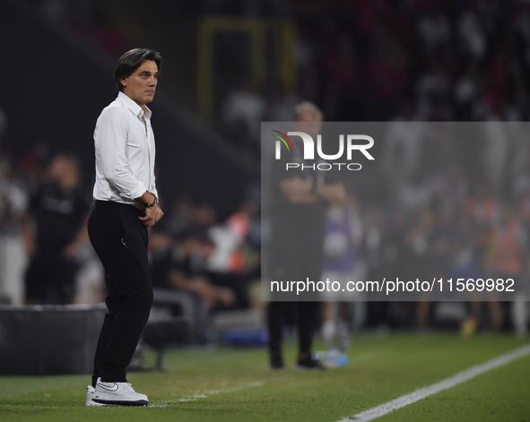 Vincenzo Montella Turkey's coach   during the UEFA Nations League 2024/25 League B Group B4 match between Turkiye and Iceland at Gürsel Akse...