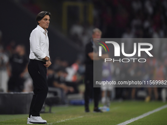 Vincenzo Montella Turkey's coach   during the UEFA Nations League 2024/25 League B Group B4 match between Turkiye and Iceland at Gürsel Akse...