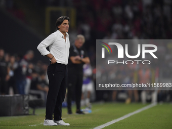 Vincenzo Montella Turkey's coach   during the UEFA Nations League 2024/25 League B Group B4 match between Turkiye and Iceland at Gürsel Akse...