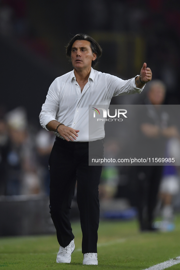 Vincenzo Montella Turkey's coach   during the UEFA Nations League 2024/25 League B Group B4 match between Turkiye and Iceland at Gürsel Akse...