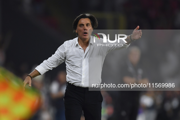 Vincenzo Montella Turkey's coach   during the UEFA Nations League 2024/25 League B Group B4 match between Turkiye and Iceland at Gürsel Akse...