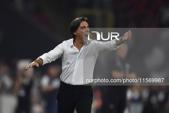 Vincenzo Montella Turkey's coach   during the UEFA Nations League 2024/25 League B Group B4 match between Turkiye and Iceland at Gürsel Akse...