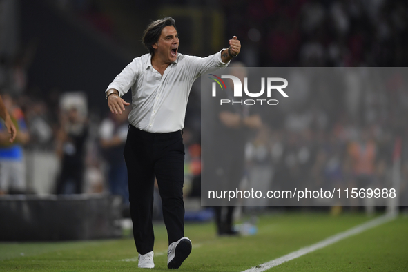 Vincenzo Montella Turkey's coach   during the UEFA Nations League 2024/25 League B Group B4 match between Turkiye and Iceland at Gürsel Akse...