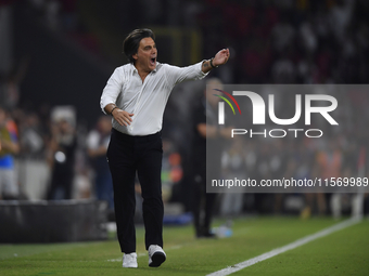 Vincenzo Montella Turkey's coach   during the UEFA Nations League 2024/25 League B Group B4 match between Turkiye and Iceland at Gürsel Akse...