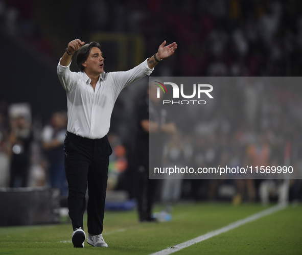 Vincenzo Montella Turkey's coach   during the UEFA Nations League 2024/25 League B Group B4 match between Turkiye and Iceland at Gürsel Akse...