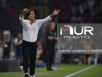 Vincenzo Montella Turkey's coach   during the UEFA Nations League 2024/25 League B Group B4 match between Turkiye and Iceland at Gürsel Akse...