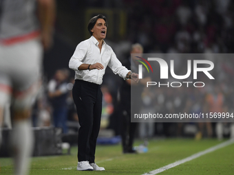 Vincenzo Montella Turkey's coach   during the UEFA Nations League 2024/25 League B Group B4 match between Turkiye and Iceland at Gürsel Akse...