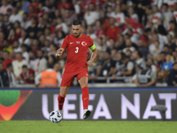 Merih Demiral of Turkey  during the UEFA Nations League 2024/25 League B Group B4 match between Turkiye and Iceland at Gürsel Aksel Stadium...