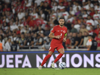 Merih Demiral of Turkey  during the UEFA Nations League 2024/25 League B Group B4 match between Turkiye and Iceland at Gürsel Aksel Stadium...