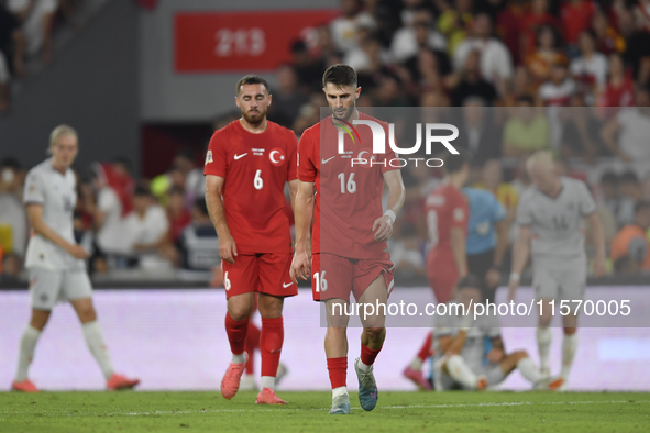 Ismail Yuksek of Turkey  during the UEFA Nations League 2024/25 League B Group B4 match between Turkiye and Iceland at Gürsel Aksel Stadium...