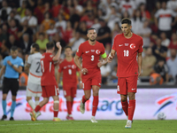 Mert Muldur of Turkey  during the UEFA Nations League 2024/25 League B Group B4 match between Turkiye and Iceland at Gürsel Aksel Stadium on...