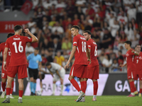 Mert Muldur of Turkey  during the UEFA Nations League 2024/25 League B Group B4 match between Turkiye and Iceland at Gürsel Aksel Stadium on...