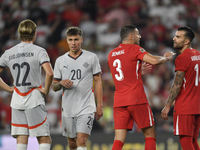 Merih Demiral of Turkey  during the UEFA Nations League 2024/25 League B Group B4 match between Turkiye and Iceland at Gürsel Aksel Stadium...