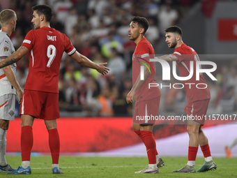 Abdulkerim Bardakci of Turkey  during the UEFA Nations League 2024/25 League B Group B4 match between Turkiye and Iceland at Gürsel Aksel St...