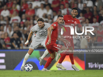 Arnor Ingvi Traustason    during the UEFA Nations League 2024/25 League B Group B4 match between Turkiye and Iceland at Gürsel Aksel Stadium...