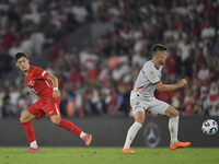 Arda Guler of Turkey   during the UEFA Nations League 2024/25 League B Group B4 match between Turkiye and Iceland at Gürsel Aksel Stadium on...