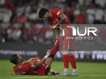 Abdulkerim Bardakci of Turkey  during the UEFA Nations League 2024/25 League B Group B4 match between Turkiye and Iceland at Gürsel Aksel St...