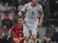 Orri Oskarsson of Iceland   during the UEFA Nations League 2024/25 League B Group B4 match between Turkiye and Iceland at Gürsel Aksel Stadi...