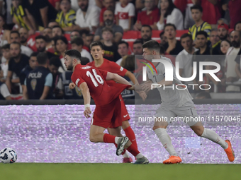 Ismail Yuksek of Turkey  during the UEFA Nations League 2024/25 League B Group B4 match between Turkiye and Iceland at Gürsel Aksel Stadium...