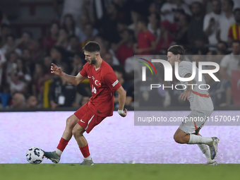 Ismail Yuksek of Turkey  during the UEFA Nations League 2024/25 League B Group B4 match between Turkiye and Iceland at Gürsel Aksel Stadium...