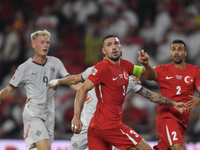 Merih Demiral of Turkey  during the UEFA Nations League 2024/25 League B Group B4 match between Turkiye and Iceland at Gürsel Aksel Stadium...