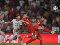 Merih Demiral of Turkey  during the UEFA Nations League 2024/25 League B Group B4 match between Turkiye and Iceland at Gürsel Aksel Stadium...