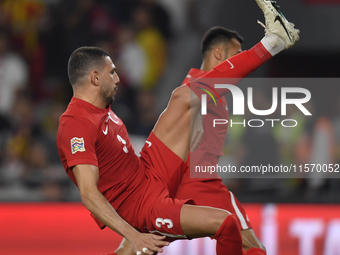 Merih Demiral of Turkey  during the UEFA Nations League 2024/25 League B Group B4 match between Turkiye and Iceland at Gürsel Aksel Stadium...