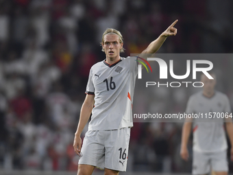 Stefan Teitur Thordarson of Iceland   during the UEFA Nations League 2024/25 League B Group B4 match between Turkiye and Iceland at Gürsel A...