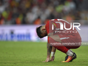 Abdulkerim Bardakci of Turkey  during the UEFA Nations League 2024/25 League B Group B4 match between Turkiye and Iceland at Gürsel Aksel St...