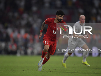 Eren Elmali of Turkey   during the UEFA Nations League 2024/25 League B Group B4 match between Turkiye and Iceland at Gürsel Aksel Stadium o...