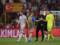 Gylfi Sigurdsson of Iceland   during the UEFA Nations League 2024/25 League B Group B4 match between Turkiye and Iceland at Gürsel Aksel Sta...