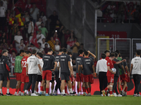 Players of Turkey   during the UEFA Nations League 2024/25 League B Group B4 match between Turkiye and Iceland at Gürsel Aksel Stadium on Se...