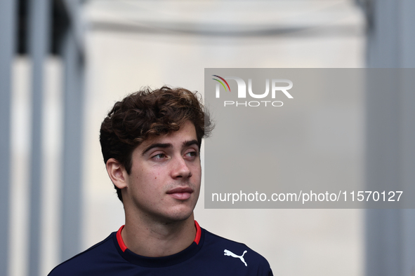 Franco Colapinto of Williams before first practice ahead of the Formula 1 Grand Prix of Azerbaijan at Baku City Circuit in Baku, Azerbaijan...