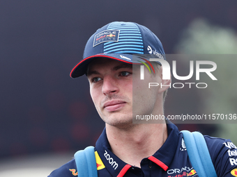 Max Verstappen of Red Bull Racing before first practice ahead of the Formula 1 Grand Prix of Azerbaijan at Baku City Circuit in Baku, Azerba...