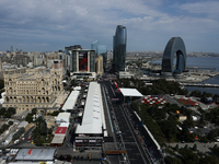 A view during first practice ahead of the Formula 1 Grand Prix of Azerbaijan at Baku City Circuit in Baku, Azerbaijan on September 13, 2024....